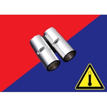 Tope de acero inoxidable cal.10/12  Marca Ceiv