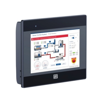 PantallaHMI Interfaz de Operación Básica de 10.1”,2 x puertoSerial,1 x puerto Ethernet y 1 x puerto USB Mca Weg