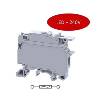 Clema portafusible con indicador Led fusible americano Mca.ALTECH