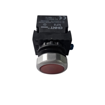 pulsador-rasante-momentaneo-rojo-22mm-chint