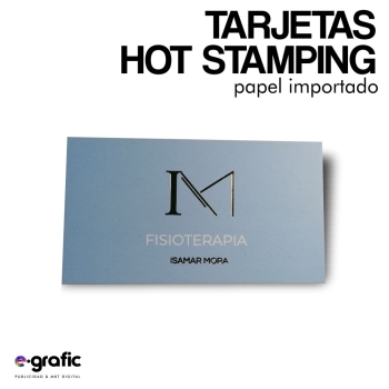 Tarjetas de presentación Hot Stamping