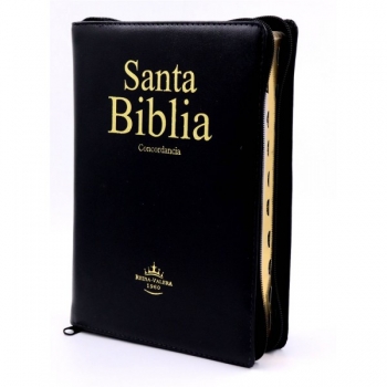 Biblia Letra Gigante Imit. Piel Negro con Cierre Index RVR1960