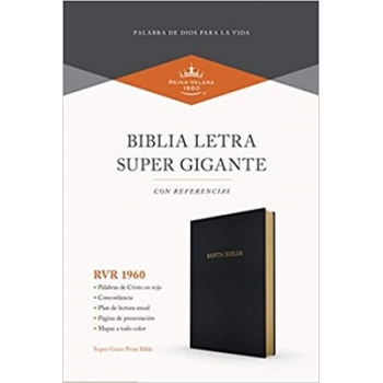 Biblia Letra Súper Gigante Con Referencias-Rvr 1960