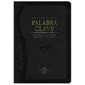 Biblia De Estudio Palabra Clave - Piel (Marrón o Negra)