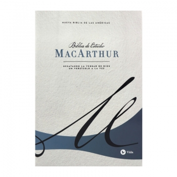 Biblia de estudio MacArthur NBLA – Tapa dura – Azul