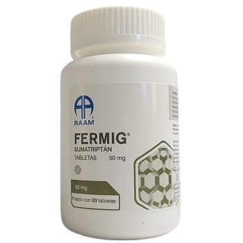 FERMIG SUMATRIPTAN 50MG C/20 TAB FECHA EXPIRACIÓN 31/10/2025