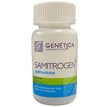 SAMITROGEN (AZITROMICINA) 500MG 9CAPSULAS