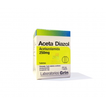ACETA DIAZOL (acetazolamida) 250 mg C/30 TABLETAS