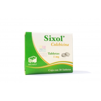 SIXOL (COLCHICINA) 1 MG 30TAB