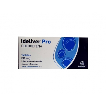 IDELIVER PRO 60 MG (Duloxetine) 14 tablets