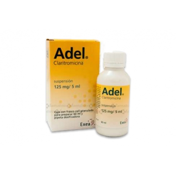 ADEL (Claritromicina) 125 mg suspensión   *Este producto no se envía fuera de México*