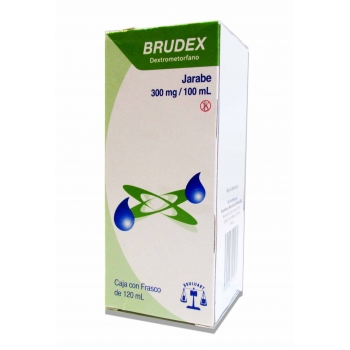 BRUDEX (Dextrometorfano) Jarabe 300mg/100ml