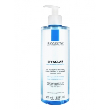 EFFACLAR Gel moussant, limpiador purificante 400ml