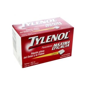 TYLENOL EXTRA STRENGHT 100 CAP 500MG