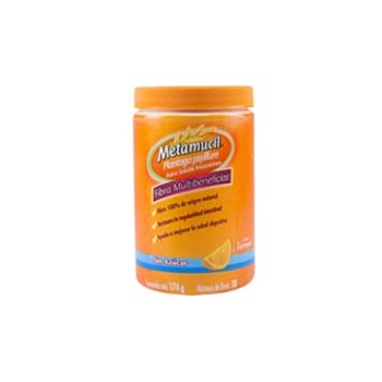 METAMUCIL NARANJA SIN AZUCAR 174GR