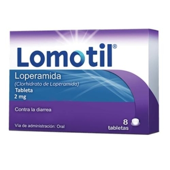 LOMOTIL (LOPERAMIDA) 2MG 8TAB