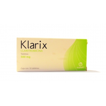 KLARIX )CLARITROMICINA) 500 MG 10 TABLETS