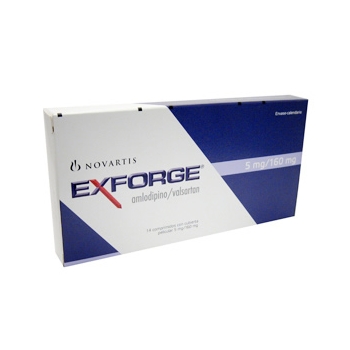 EXFORGE (Amlodipino/valsartán) 14 COMP 5MG/160MG