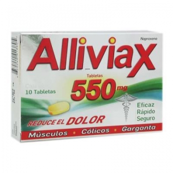 ALLIVIAX (naproxen) 550 mg 10 TAB