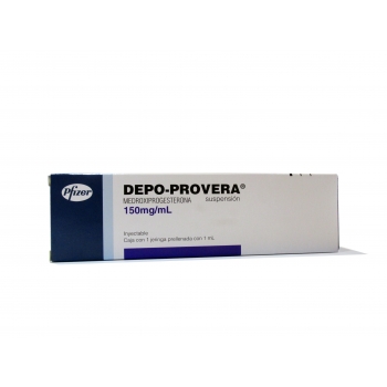 DEPO-PROVERA (MEDROXI - PROGESTERONA) 150MG/ML INYECTABLE *Este producto no se envía fuera de México*