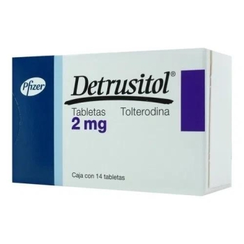 DETRUSITOL (TOLTERODINA) 2MG 14TAB