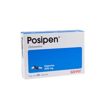 POSIPEN (DICLOXACILINA) 12 CAPS 500MG