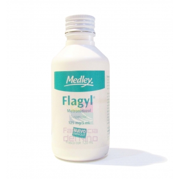 FLAGYL SUSP (metronidazole) 125MG 120ML  *THIS PRODUCT IS ONLY AVAILABLE IN MEXICO