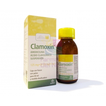 CLAMOXIN SUSPENSION 60 ML (AMOXICILINA/ACIDO CLAVULANICO) 125MG/31.25MG