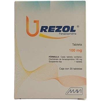 UREZOL (FENAZOPIRIDINA) 20TABS 100MG