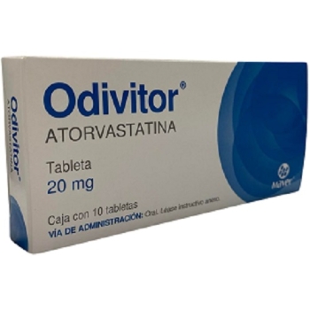 ODIVITOR (ATORVASTATINA) 20 MG 10 TABS