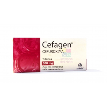 CEFAGEN (CEFUROXIMA) C/10 TABS 500 MG