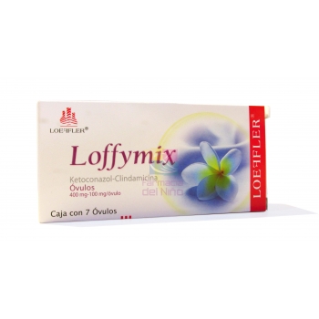 LOFFYMIX (Ketoconazole - Clindamycin) 7 OVULES 400/100 MG