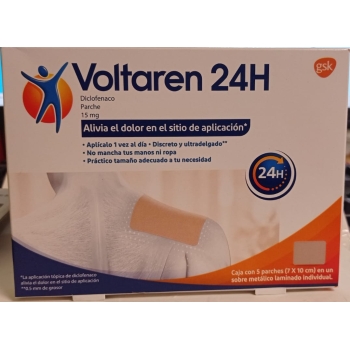 DICLOFENAC 24H 5 PAIN RELIEF PATCHES