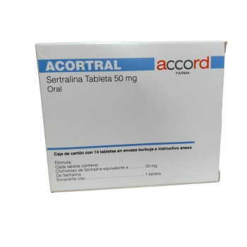 ACORTRAL SERTRALINA) 50mg 14TABS