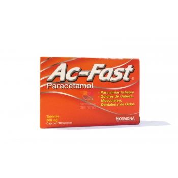 AC-FAST (Paracetamol) 10 TABS 500 MG