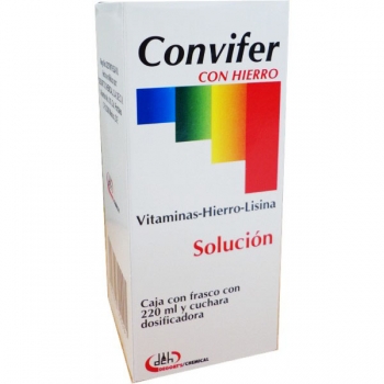 CONVIFER IRON (COMPLEX B / IRON / LYSINE) 220 ML *THIS PRODUCT IS ONLY AVAILABLE IN MEXICO