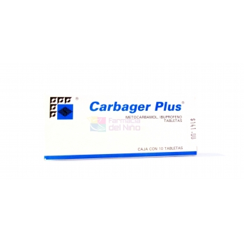 CARBAGER PLUS (METHOCARBAMOL/IBUPROFEN)  10 TABS 300/300 MG