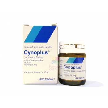 Cynoplus (levothyroxine / LIOTHYRONINE) 30 mcg /120mcg 50 TAB