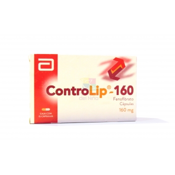 CONTROLIP (FENOFIBRATO) 15 CAPS 160MG