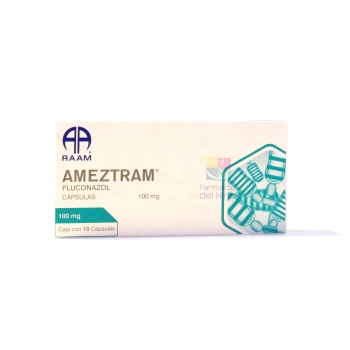 AMEZTRAM (fluconazol) C/10 CAPS 100 MG