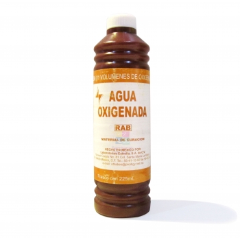 AGUA OXIGENADA RAB SOLUCION 225 ML