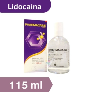 PHARMACAINE (LIDOCAINE) SOL. 10% SPRAY 115ML *THIS PRODUCT CANNOT BE SHIPPED INTERNATIONALLY