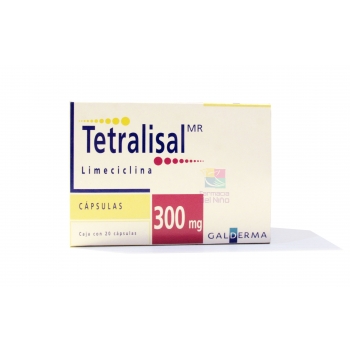 TETRALISAL (LIMECICLINA) 20 CAPS 300 MG