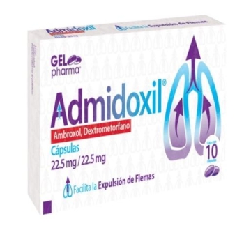 ADMIDOXIL (ambroxol / dextromethorphan) 22.5/22.5MG 10CAPSULES