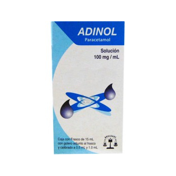 ADINOL (PARACETAMOL) SOLUCION 120ML *THIS PRODUCT IS ONLY AVAILABLE FOR SALE IN MEXICO*