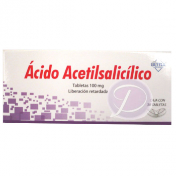 ACIDO ACETILSALICILICO 100MG 30 TABLETS