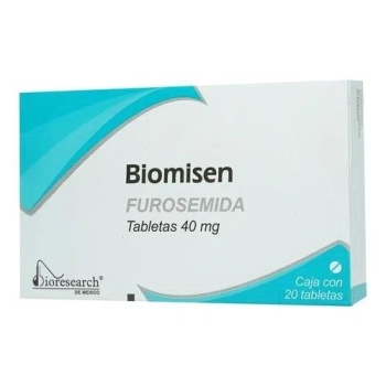 BIOMISEN (FUROSEMIDA) 40MG 20 TABLETAS