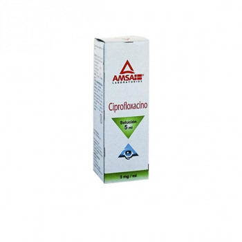 CIPROFLOXACINO SOLUCION OFT 5ML *THIS PRODUCT IS ONLY AVAILABLE IN MEXICO