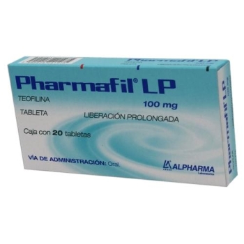 PHARMAFIL LP (TEOFILINA) 100MG  C/20 TABLETAS