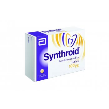 SYNTHROID (LEVOTIROXINA SODICA) 100MG 30 TABLETAS